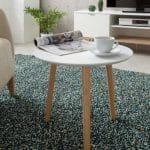 MESA LATERAL DE MDF 45 X 48 X 48 CM BLANCO