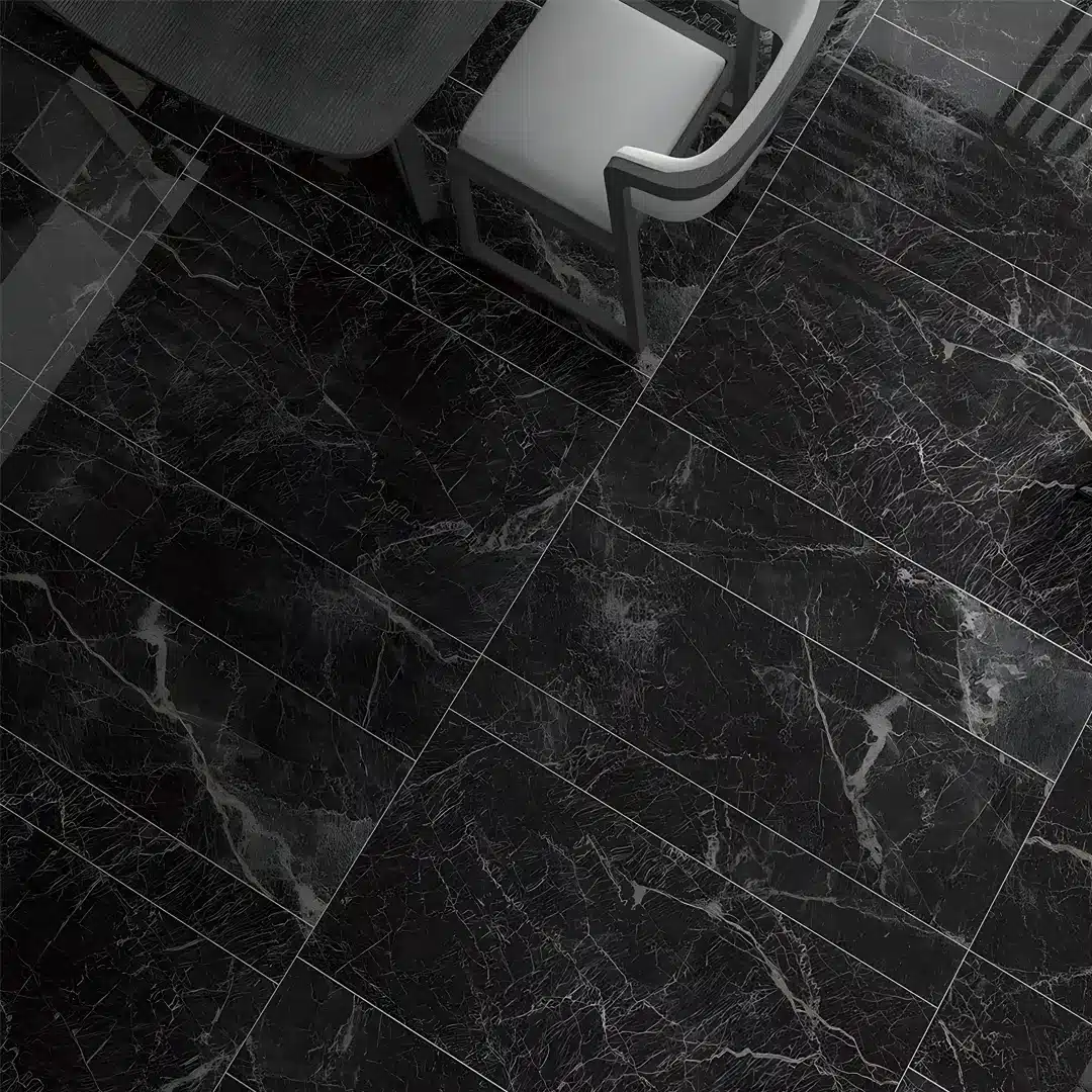 CERÁMICO PORCELÁNICO NEGRO - GRIS - BLANCO 600x1200MM - Imagen 4